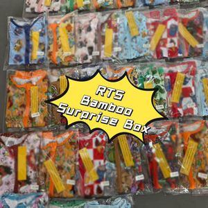 Whatnot RTS Pigiama in Bambù per Neonati, Scatola a Sorpresa con Stampe di Personaggi, Tutina per Bambini, Pagliaccetto in Bambù - Product Image 1