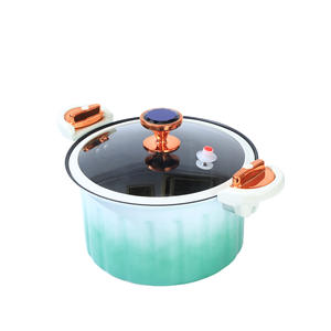 10L capacité fonte poulet <span class=keywords><strong>mijoteuse</strong></span> Micro autocuiseur antiadhésif ragoût soupe Pot gaz dégradé couleur émail Pot cuisinière - Product Image 1