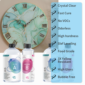 Resina Epoxica Líquida Cristalina A y B 1:1, Kit de Resina y Endurecedor para Joyería, Manualidades, DIY - Product Image 2