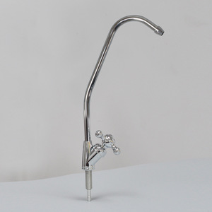 Grifo de cuello de cisne de 2 puntos y 3 vías, accesorio metálico para purificador de agua de cocina, conector de tuberías - Product Image 3