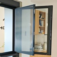 Puertas y Ventanas de Aluminio con Marco Delgado, Persianas de Aluminio con Rotura de Puente Térmico 6060 T66 en Venta