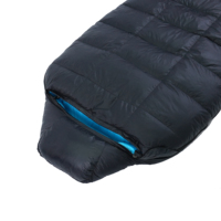 Sac de couchage confortable de type momie en nylon blanc 90% pour adultes, camping en plein air, portable, chaud, hiver, ultraléger, par temps froid