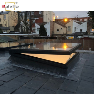 Ventanas de Aluminio Plegables para Sótano, Ahorro de Energía, Claraboya para Ático, Deslizamiento Automático, Trapezoidal, Resistente al Viento - Product Image 4