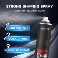 Spray coiffant fort pour hommes avec marque privée Spray fixateur pour hydrater les cheveux de barbier