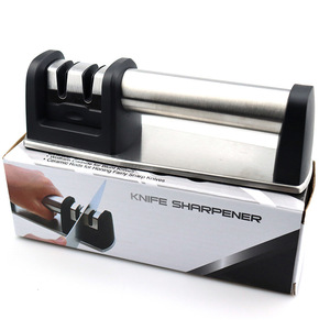 Yangjiang <b>Knife</b> Sharpener Stainless Steel Multi Grit Manual Sharpening <b>Tool</b> For Kitchen Chef Home Use - Product Image 3