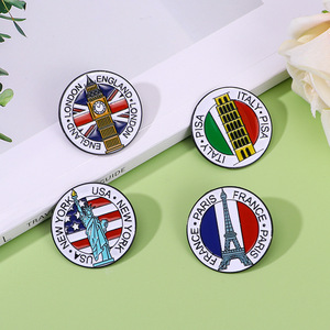 Pin Esmaltado de París, Pin de la Torre <span class=keywords><strong>Eiffel</strong></span>, Broche de Recuerdo de Francia, Broches de Cultura Francesa, Accesorios para Bolsos, Mochilas y <span class=keywords><strong>Ropa</strong></span> - Product Image 6