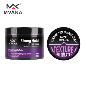 Güçlü tutun saç vaksı kil hiçbir kayma anlık hacim doku doğal mat bak erkekler için saç kili macun aşırı tutun kil macun saç - Product Image 3