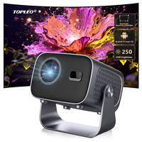 Projecteur intelligent Topleo, mise au point automatique, H726, Android 14.0, projecteur portable sans fil pour la maison, A10, mini projecteur