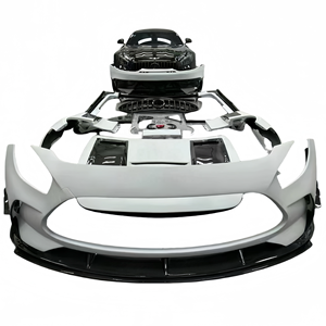 Kit de carrocería completo de la serie <span class=keywords><strong>Black</strong></span> de fibra de carbono seca Real para <span class=keywords><strong>Mercedes</strong></span> Benz AMG GT GTS <span class=keywords><strong>GTR</strong></span>, actualización a la edición <span class=keywords><strong>Black</strong></span> <span class=keywords><strong>Series</strong></span> - Product Image 1