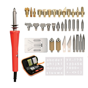 LX5033-Kit para quemar madera, herramienta creativa para soldar pirograbado con soporte para soldadura, 33 unidades - Product Image 1