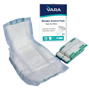 Couches jetables pour adultes pour l'incontinence des personnes âgées, absorption maximale, <span class=keywords><strong>protection</strong></span> 3D contre les fuites, conception respirante, soins de nuit, marque VARA - Product Image 3
