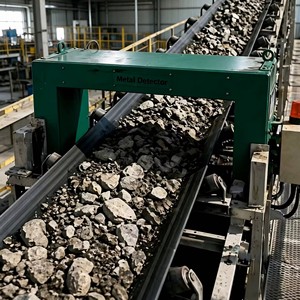 Tunnel Type Frame Structure Mining Metal Detector, Customizable Size & Color Conveyor <b>Belt</b> Detector Mining Metal Detector *Ultra - Product Image 1