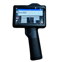 Pistola impresora de inyección de tinta portátil inteligente con pantalla táctil LED HD y tinta de secado rápido para la industria de codificación y etiquetado