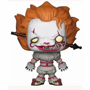 Toptan yüksek kalite Pennywise PVC POP 3D palyaço vinil şekil film karikatür aksiyon figürleri