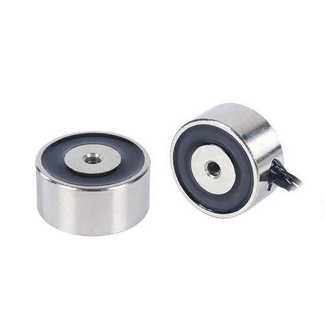 Factory Direct Small DC Electromagnet H2311 Round Suction Cup Manipulator Handling Electromagnet Can Be Customized