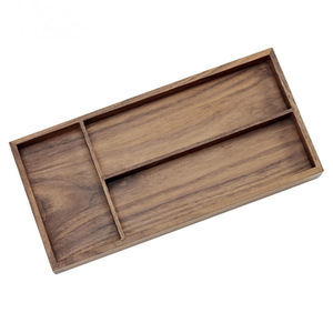 Japanese Style Wooden Tray Rectangle 33cm Minimalist Design <b>Coffee</b> <b>Table</b> Decorative Tray <b>Pine</b> Material - Product Image 1