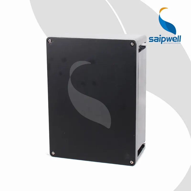 중국 제조 Saipwell IP66 방수 네트워크 신호 장비 상자 인클로저 블랙 유리 섬유 비바람에 NEMA 상자
