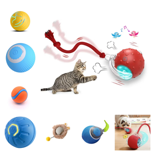 Akıllı otomatik kedi oyuncaklar yerçekimi haddeleme topu elektrik interaktif <span class=keywords><strong>Pet</strong></span> oyuncaklar kediler için eğitim kendini hareketli yavru oyuncaklar - Product Image 1