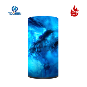 Toosen ngoài trời không thấm nước hình tròn LED màn hình hiển thị xi lanh 320x160mm mô-đun cong LED Video tường - Product Image 3