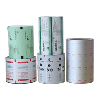 Rouleau de film plastique laminé en aluminium à 2 couches ou multicouches avec impression pour les médicaments ou l'emballage de sachets alimentaires