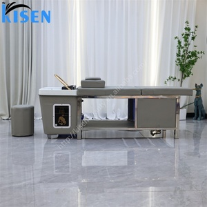 Station de lavage portable Kisen sans plomberie, réservoir intégré, circulation d'eau, fumigation, luminothérapie, équipement de salon - Product Image 3