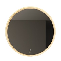 Miroir de courtoisie à LED au design moderne de l'usine professionnelle avec contrôle tactile réglable Fonction illuminée de style salle de bain amélioré