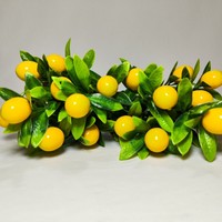 Meilleure vente : Arbre artificiel en pot à 12 branches, citronnier en plastique, bonsaï, fausse verdure, ornement pour extérieur, photographie de mariage
