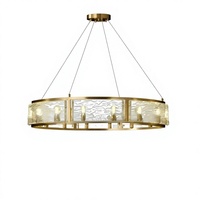 Lustres modernes de luxe léger pour salons, escaliers, salles à manger, hôtels. Lampes en cristal et en cuivre, fabrication sur mesure directe d'usine.