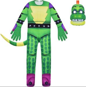 Ecowalson Disfraz Cosplay de Five Nights at Freddy's, Juego de Terror, Mameluco con Máscara, Regalo de Cumpleaños de Anime <span class=keywords><strong>Fnaf</strong></span> para Niños - Product Image 4