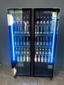 Congélateur vertical commercial de supermarché <span class=keywords><strong>930L</strong></span>, vitrine réfrigérée pour boissons avec porte vitrée - Product Image 4