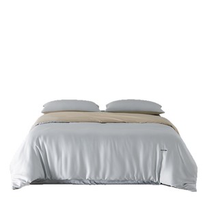 Class A 120-count Lyocell Duvet Cover <b>Sheet</b> Set Solid Color Breathable Home Use - Product Image 5