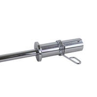 Barre de musculation commerciale de gymnastique barre de musculation galvanisée 1500mm 20kg barre de musculation Barra barre de musculation