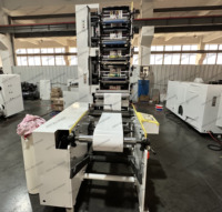 Imprimante flexographique UV automatique 4/6 couleurs avec découpe rotative pour étiquettes, films PVC, feuilles et papier