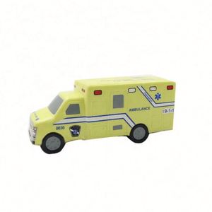 Pelota Antiestrés de Espuma PU con Aroma, Personalizada con Impresión de Ambulancia Médica, Juguete para Aliviar el Estrés - Product Image 1