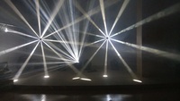Projecteur à faisceau rotatif GBR-S200 200W 5R avec contrôle DMX et ampoules halogènes pour événements festifs