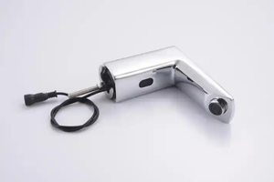 ก๊อกน้ำทองเหลืองเปิดใช้งานการเคลื่อนไหวสไตล์ทันสมัย, ก๊อกน้ำในห้องน้ำแบบแฮนด์ฟรีเซ็นเซอร์อัตโนมัติก็อกน้ำแตะโรงแรมโรงเรียนซูเปอร์มาร์เก็ต - Product Image 4