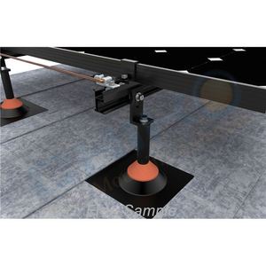 Système de fixation solaire en acier inoxydable certifié CE pour tuiles de toit, compatible avec les panneaux solaires photovoltaïques en silicium polycristallin pour la maison - Product Image 4