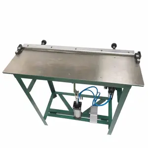 Table Flanging Machine New leather Photo Album This Handbag Edge Meter Foot Pneumatic Flanging Indentation