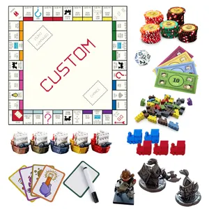 Custom Printing Design Manufacturer Wholesale Adults Kids Board Game Set For Family