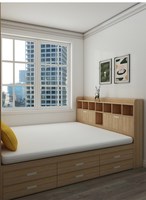 Offre Spéciale de stockage de meubles de chambre à coucher lit avec coffre de rangement tiroir lit double