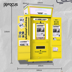 Kiosco de fotomatón ensamblado Simple de estilo periódico, estación de fotomatón inteligente, fotomatón de autoservicio con impresora - Product Image 3