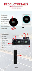 Offre Spéciale Onduleur Solaire Hybride Hors Réseau 4KW 24V 6KW 48V avec WIFI Intégré MPPT 60VDC à 500VDC PV5KW PV6KW - Product Image 6