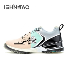 Chaussures <span class=keywords><strong>de</strong></span> <span class=keywords><strong>golf</strong></span> personnalisées pour hommes au <span class=keywords><strong>meilleur</strong></span> prix baskets <span class=keywords><strong>de</strong></span> sport d'extérieur <span class=keywords><strong>de</strong></span> haute qualité avec tige en cuir et doublure en maille - Product Image 5