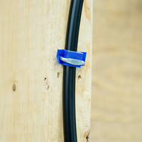 Agrafes métalliques isolées HZQ pour câbles électriques NM, BX, MC, AC, UF, bleues, fabriquées en Chine