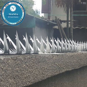 जस्ती इस्पात स्पाइक/रेजर कांटेदार तार विरोधी चढ़ाई दीवार Spikes (गुआंगज़ौ फैक्टरी) - Product Image 5