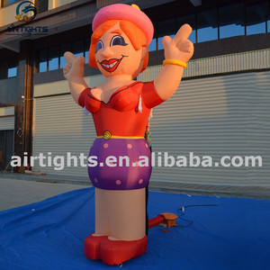 Muñecas Holandesas Decorativas <span class=keywords><strong>para</strong></span> Jardín, Globo <span class=keywords><strong>Inflable</strong></span> Gigante de Dibujos Animados de <span class=keywords><strong>Mujer</strong></span> de 3.5m de Alto <span class=keywords><strong>para</strong></span> Empresas de Alquiler - Product Image 2