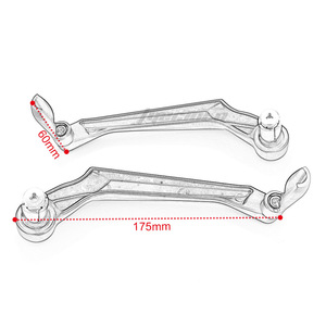 อุปกรณ์เสริมมอเตอร์ไซค์22มม. ตัวป้องกันมือสำหรับ <span class=keywords><strong>Vespa</strong></span> GTS 250 <span class=keywords><strong>300</strong></span> Sprint Primavera 150 LX <span class=keywords><strong>PX</strong></span> 125 200 - Product Image 6