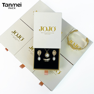 Caja de Regalo de Joyería de Cartón Personalizada para Collares, Pendientes, Anillos y Pulseras, Empaque Premium - Product Image 5