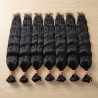 Cheveux indiens Remy en vrac provenant de l'usine de Chennai – Extensions de cheveux humains ondulés bruts du sud de l'Inde