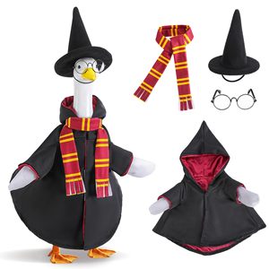 Tenues de Noë<span class=keywords><strong>l</strong></span> et d'Halloween en polyester pour oies de porche, décoration de jardin extérieure personnalisable, vêtements pour oies de porche de 23 pouces, vente chaude - Product Image 5
